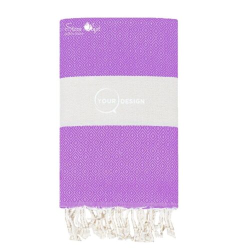 Fouta-chevron-diamant-lilas-tunisie-store-objet-publicitaire