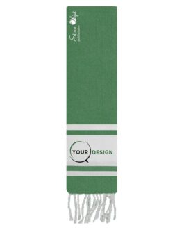 serviette de table mini fouta plate vert sauge