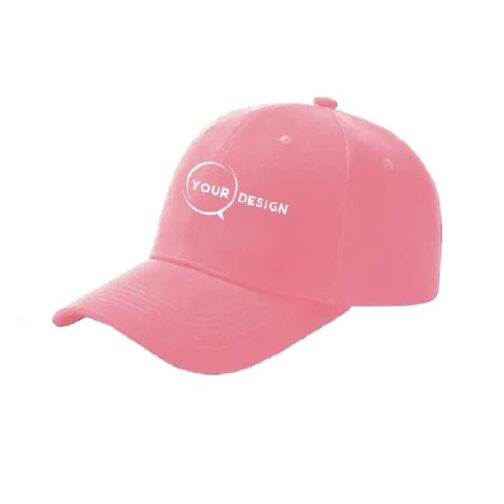 casquette-publicitaire-personnalisee-6-panneaux-rose-tunisie-store-objet-publicitaire