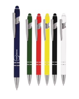 Stylo aluminium personnalisé avec embout tactile Tunisie