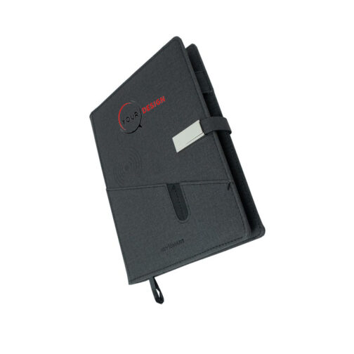 Coffret-notebook-powerbank-charge-sans-fil-cleusb-stylo-publicitaire-tunisie