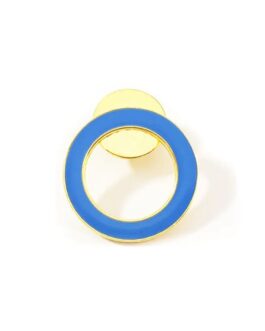 Pins rond diabète bleu