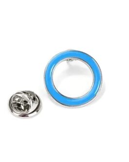 Pins rond diabète bleu